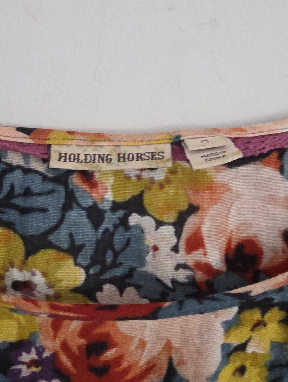 ANTHRO | Holding Horses Floral Dress Sz M - Picture 4 of 7